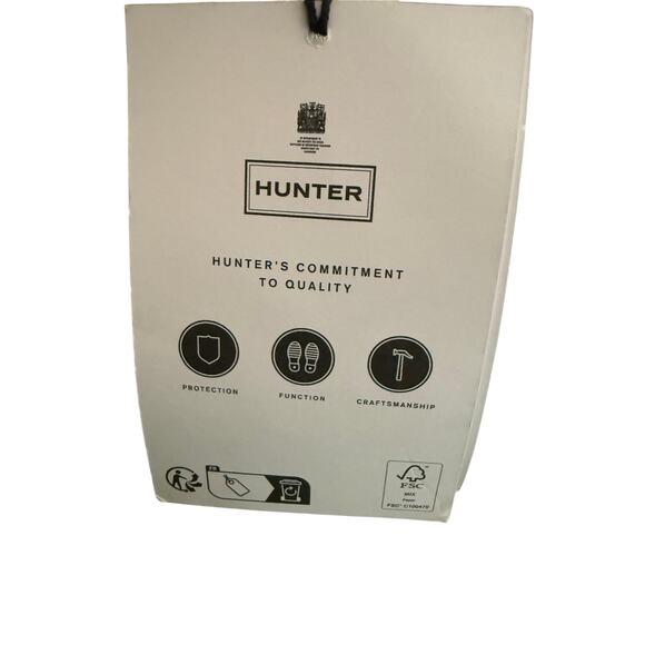 Hunter Wanderer Fleece Waterproof Tall Boot - size 6 - R1 - Picture 10 of 11